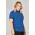  CS948LS - Womens Easy Stretch Daisy Print Short Sleeve Shirt - Electric Blue