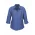  LB3600 - Ladies Plain Oasis 3/4 Sleeve Shirt - Mid Blue