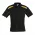  P244MS - Mens United Short Sleeve Polo - Black/Gold