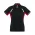  P700LS - Ladies Renegade Polo - Black/Red/Silver