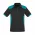  P705MS - Mens Rival Polo - Black/Teal