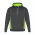  SW710M - Adults Renegade Hoodie - Grey/Fluoro Lime/Silver