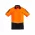  ZH315 - Mens Hi Vis Flux Short Sleeve Polo - Orange/Black