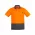  ZH415 - Mens Comfort Back Short Sleeve Polo - Orange/Charcoal