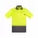  ZH415 - Mens Comfort Back Short Sleeve Polo - Yellow/Charcoal