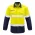  ZW132 - Mens FR Hooped Taped Spliced Shirt - Yellow/Navy