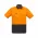  ZW815 - Mens Rugged Cooling Hi Vis Spliced Short Sleeve Shirt - Orange/Charcoal