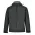  JK33 - Mens Aspen Softshell Hood Jacket - Marl Charcoal/Charcoal