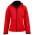  JK34 - Ladies Aspen Softshell Hood Jacket - Red/Black