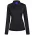  PS90 - Ladies Lucky Bamboo Long Sleeve Polo - Black