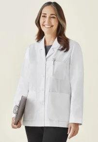 Womens Hope Cropped Lab Coat