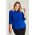  CS951LT - Womens Easy Stretch 3/4 Sleeve Shirt - Electric Blue