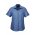  LB3601 - Ladies Plain Oasis Short Sleeve Shirt - Mid Blue