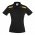  P244LS - Ladies United Short Sleeve Polo - Black/Gold