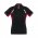  P700LS - Ladies Renegade Polo - Black/Red/Silver