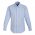  S122ML - Mens Chevron Long Sleeve Shirt - Blue Stripe