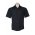  SH715 - Mens Metro Short Sleeve Shirt - Black