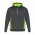  SW710M - Adults Renegade Hoodie - Grey/Fluoro Lime/Silver