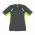  T701MS - Mens Renegade Tee - Grey/Fluoro Lime/Silver