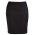  20214 - CL - Ladies Chevron Band Skirt - Black