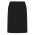  20720 - Womens Front Pleat Detail Straight Skirt - Black