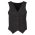  50111 - Ladies Peaked Vest with Knitted Back - Black