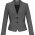  60315 - Ladies Cropped Jacket - Grey