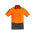  ZH315 - Mens Hi Vis Flux Short Sleeve Polo - Orange/Charcoal