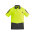  ZH315 - Mens Hi Vis Flux Short Sleeve Polo - Yellow/Charcoal