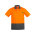 ZH415 - Mens Comfort Back Short Sleeve Polo - Orange/Charcoal
