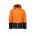  ZJ240 - Unisex Streetworx Hooded Puffer Jacket - Orange/Navy