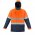  ZJ553 - Unisex Hi Vis Antarctic Softshell Taped Jacket - Orange/Navy