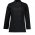  CH430LL - Womens Gusto Long Sleeve Chef Jacket - Black
